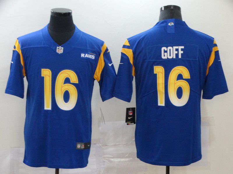 Men Los Angeles Rams #16 Goff Blue Nike Vapor Untouchable Stitched Limited NFL Jerseys->oakland raiders->NFL Jersey